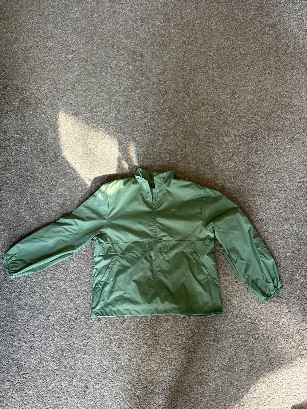 Bala light Green Pullover Windbreaker Jacket